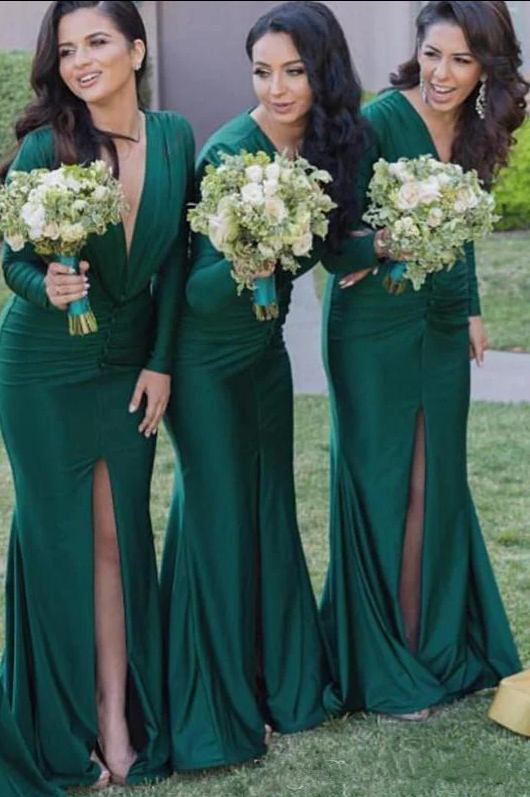 green emerald velvet dress Hunter Green Satin Ball Gowns Wedding Dresses Lace Off The Shoulder main image 1