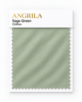 Sage Green Chiffon fabric swatch - Angrila