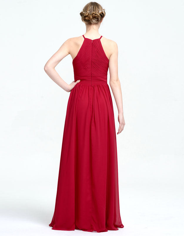 Simple Red Bridesmaid Dresses – Angrila