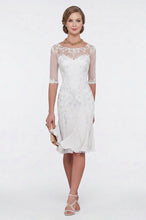 Half Sleeves Chiffon Lace Mother of the Bride Dresses