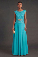 Sleeveless Lace Chiffon Mother of the Bride Dresses