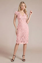 Elegant Lace V-neck Mother of the Bride Dresses