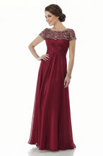 Attractive A-line/Princess Bateau Beading Long Mother Of The Bride Dresses