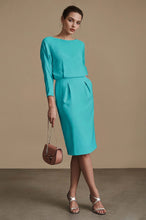 Knee-length Sheath Wedding Guest Dresses
