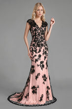 V-neck Lace Sleeveless Sweep Train Mother of the Bride Dresses