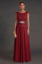 Sleeveless Lace Chiffon Mother of the Bride Dresses