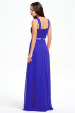 Classic A-line Sleeveless Zipper Chiffon Prom Dress With Beading