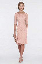 Half Sleeves Chiffon Lace Mother of the Bride Dresses