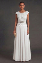Sleeveless Lace Chiffon Mother of the Bride Dresses