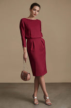 Knee-length Sheath Wedding Guest Dresses