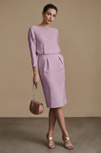 Knee-length Sheath Wedding Guest Dresses