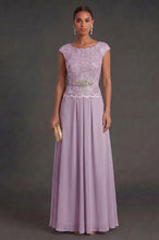 Sleeveless Lace Chiffon Mother of the Bride Dresses