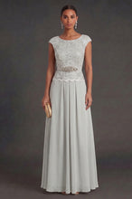 Sleeveless Lace Chiffon Mother of the Bride Dresses