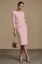 Knee-length Sheath Wedding Guest Dresses
