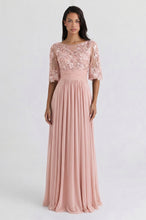 Chiffon Half Sleeves Mother of the Bride Dresses