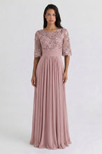 Chiffon Half Sleeves Mother of the Bride Dresses