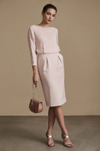 Knee-length Sheath Wedding Guest Dresses