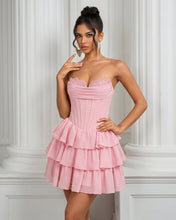 Sweetheart Chiffon Ruffles Sweetheart Short Homecoming Dresses