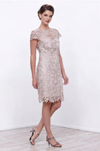Short Length Lace Mother Dress