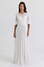 Chiffon Half Sleeves Mother of the Bride Dresses