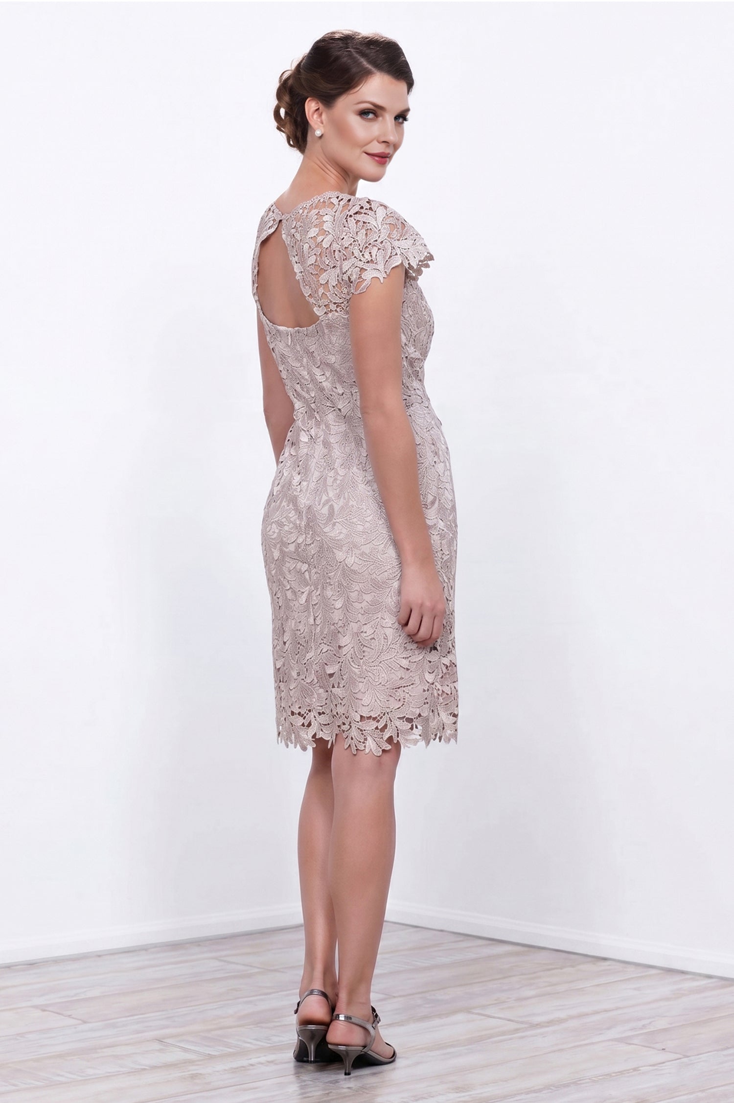 Short Length Lace Mother Dress