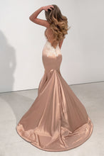 Sexy Mermaid Backless Spaghettis Straps Appliques Evening Gowns
