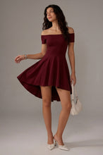 Off-the-Shoulder High Low Wedding Guest Dresses