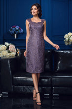 Two Piece Sheath/Column Sweetheart Knee Length Lace Mother of the Bride Dress