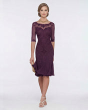 Half Sleeves Chiffon Lace Mother of the Bride Dresses