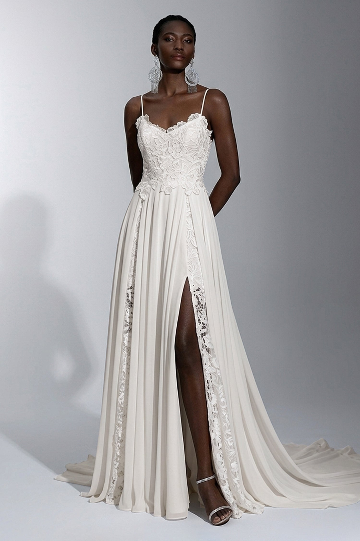 wedding dress chiffon backless Sexy A-Line Deep V-Neck Boho Dresses with Ple – Angrila Colors:Red VW-SUM26 this dreamy A Women's Hoodie Dress -