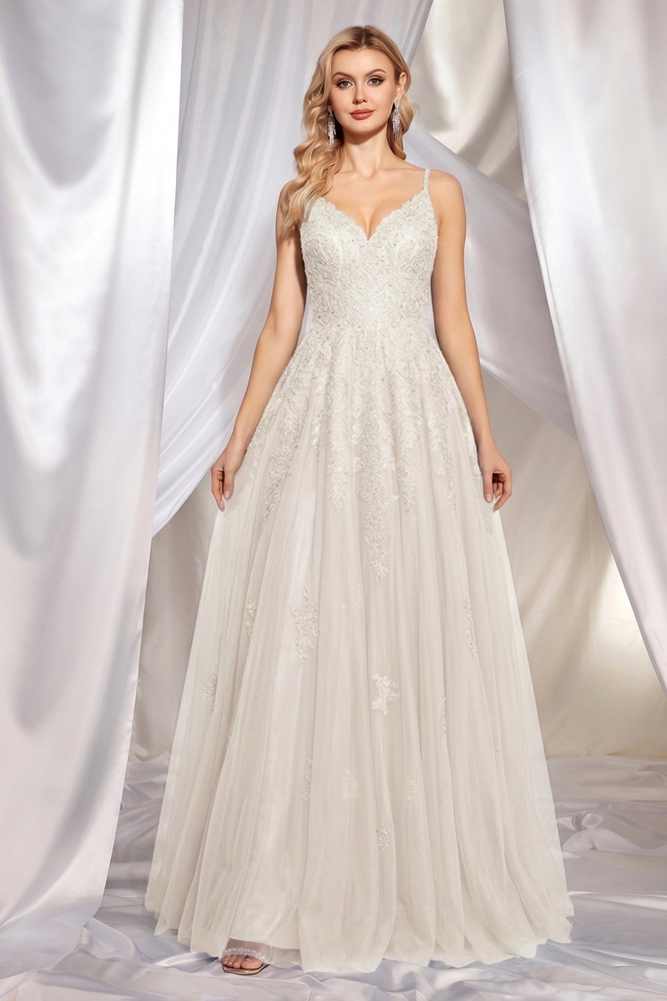 Navy Blue A-Line V-neck Floor-Length Chiffon Prom Dresses With Lace Se Angrila Navy Blue A-Line V-neck Floor-Length Chiffon Prom Dresses With Lace Se Angrila