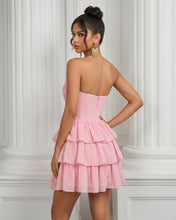 Sweetheart Chiffon Ruffles Sweetheart Short Homecoming Dresses