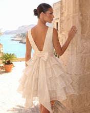 Trendy A-Line Tiered Homecoming Dress & Party Dresses With Bow