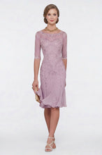 Half Sleeves Chiffon Lace Mother of the Bride Dresses