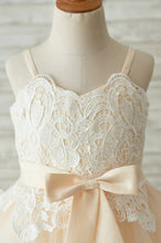 Tulle Straps Flower Girl Dress