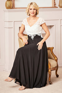 A-Line V-neck Ankle-length Chiffon Mother of the Bride Dress Angrila A-Line V-neck Ankle-length Chiffon Mother of the Bride Dress Angrila