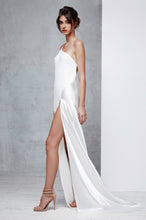 Sheath/Column One-Shoulder Sexy Prom Dress with Split Front