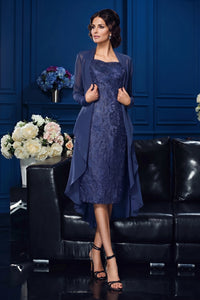 jersey cocktail & party dresses ASHLEYlauren E4961 – One-Shoulder Floral Appliqué Jersey Cocktail Dress main image 0