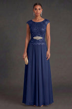Sleeveless Lace Chiffon Mother of the Bride Dresses