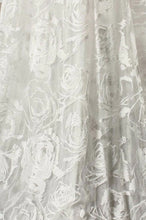 Stunning A-line Spaghetti Straps Split Lace Boho Long Beach Wedding Dresses