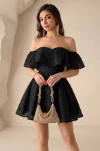 A-Line Off-the-Shoulder Short Pearl Pink Lace Homecoming Dresses