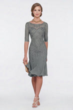Half Sleeves Chiffon Lace Mother of the Bride Dresses