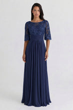 Chiffon Half Sleeves Mother of the Bride Dresses