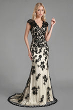 V-neck Lace Sleeveless Sweep Train Mother of the Bride Dresses
