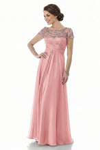 Attractive A-line/Princess Bateau Beading Long Mother Of The Bride Dresses