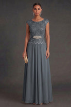 Sleeveless Lace Chiffon Mother of the Bride Dresses