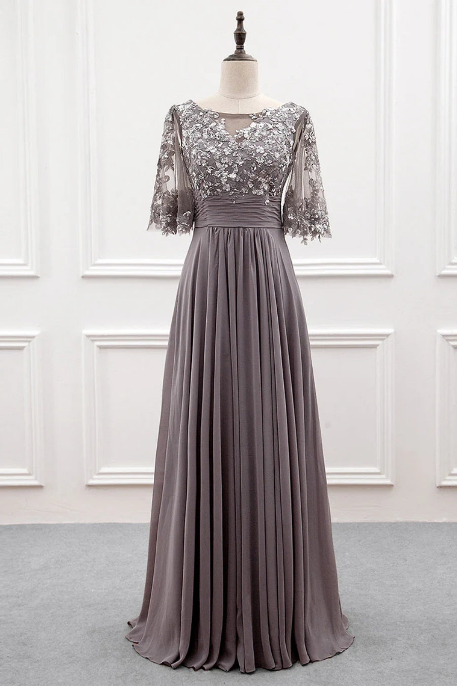 Chiffon Half Sleeves Mother of the Bride Dresses Main image