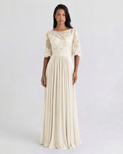 Chiffon Half Sleeves Mother of the Bride Dresses