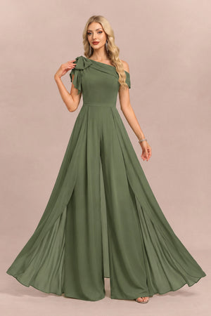 YQ0002-C60-1.webp — Sage green convertible jumpsuit with floor-length skirt look, front