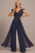 YQ0028-C118-1 — Dark Navy jumpsuit